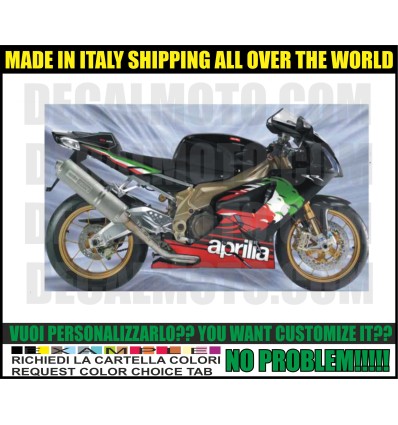 RSV 1000 R LYON TRICOLORE RR LIVREA COMPATIBILE